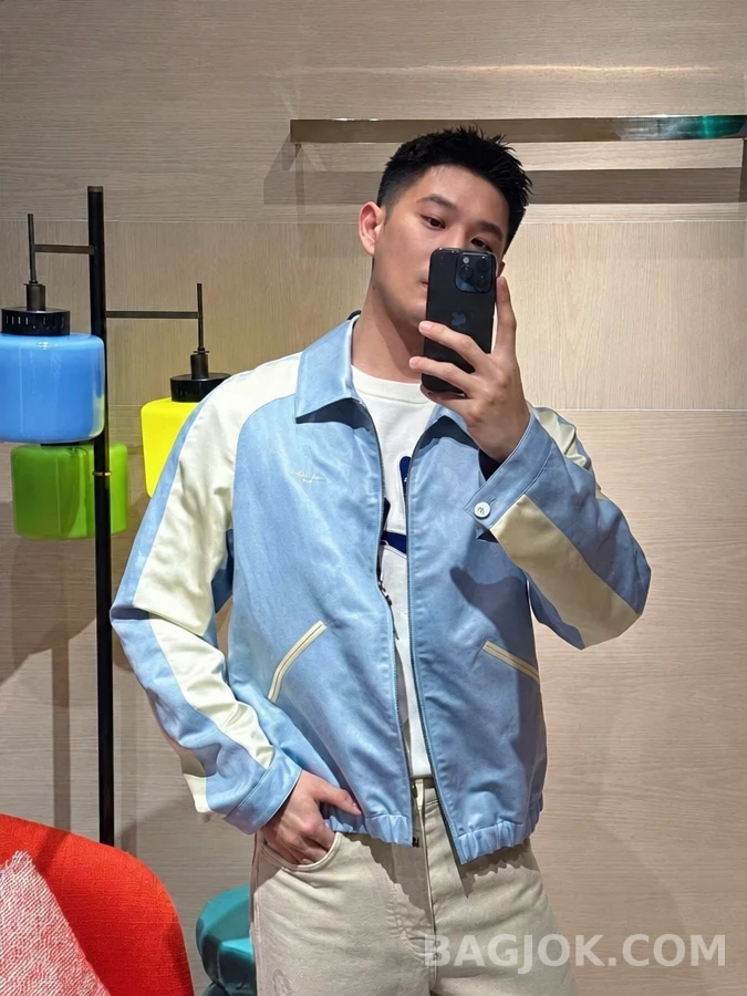 루이비통 루이비통 자수 배색 카라 자켓 동일제품판매X 상세 이미지
