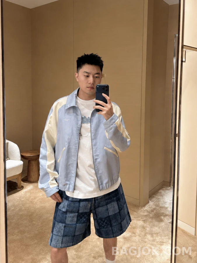 루이비통 루이비통 자수 배색 카라 자켓 동일제품판매X 상세 이미지