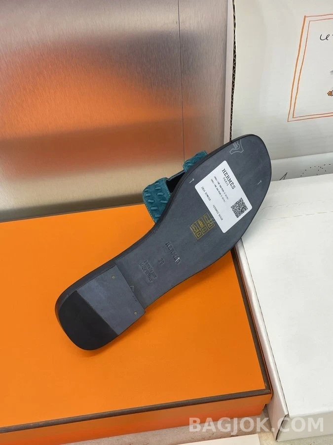 에르메스 에르메스 오란 H 슬라이드 샌들 상세 이미지