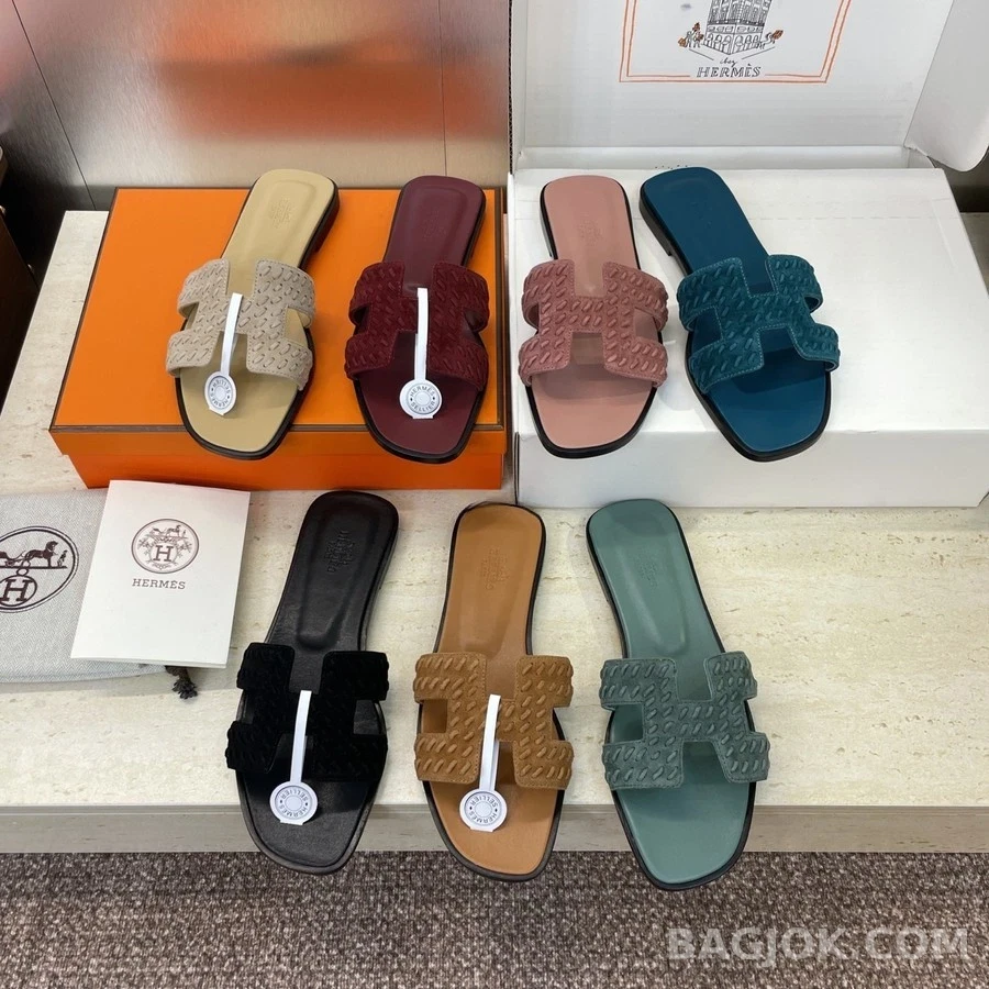 에르메스 에르메스 오란 H 슬라이드 샌들 상세 이미지