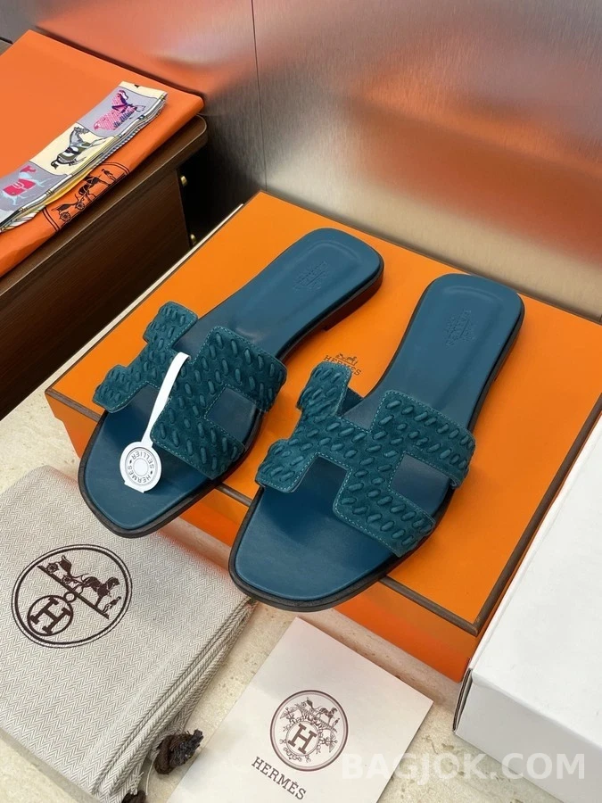 에르메스 에르메스 오란 H 슬라이드 샌들 상세 이미지
