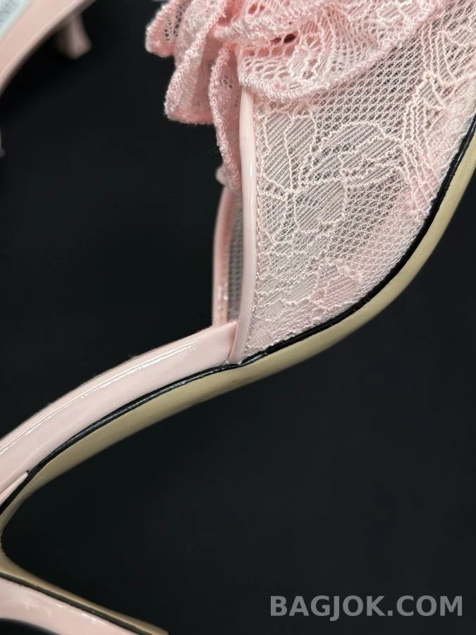  지미추 레이스 힐 샌들 상세 이미지