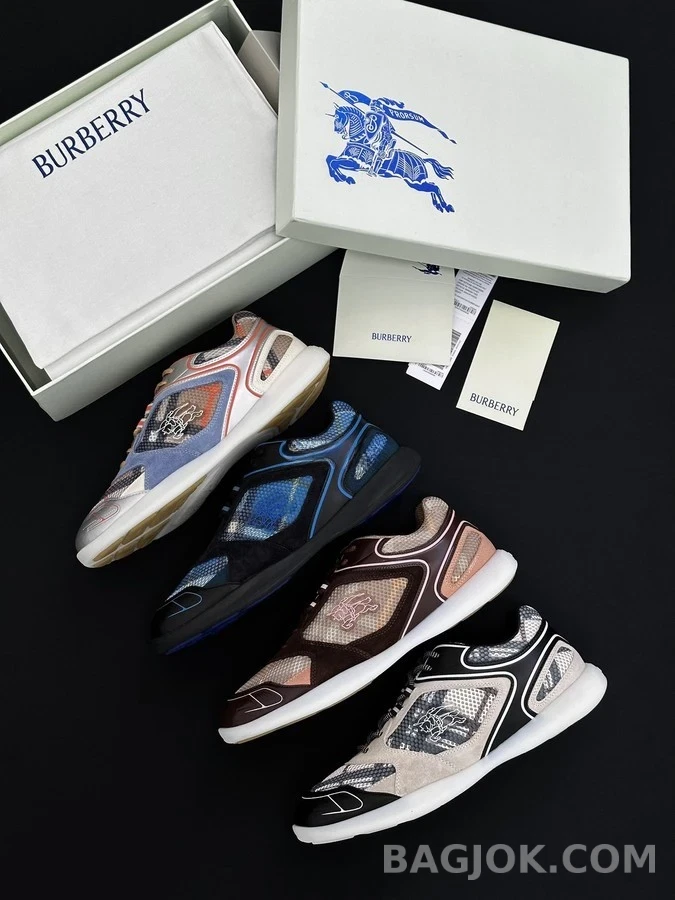 버버리 버버리 매트릭스 플래드 스니커즈 상세 이미지