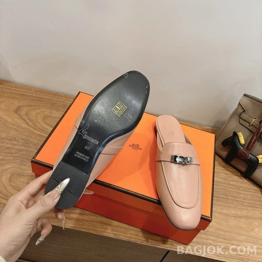 에르메스 에르메스 에나멜 버클 뮬 상세 이미지