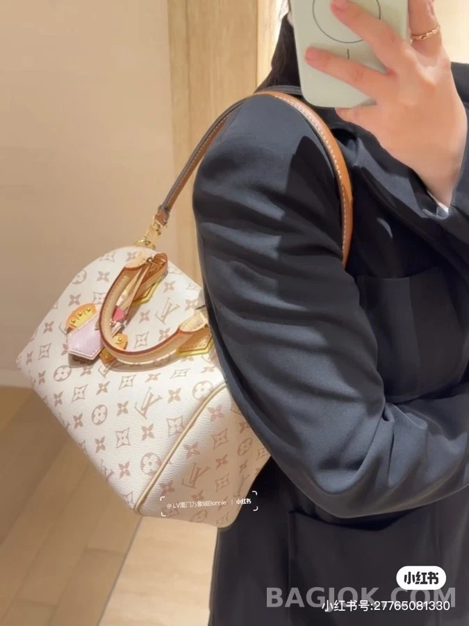 루이비통 루이비통 스피디 반둘리에 20 모노그램 앙프렝뜨 레더 핸드백 상세 이미지
