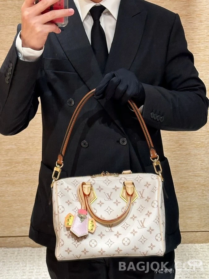 루이비통 루이비통 스피디 반둘리에 20 모노그램 앙프렝뜨 레더 핸드백 상세 이미지