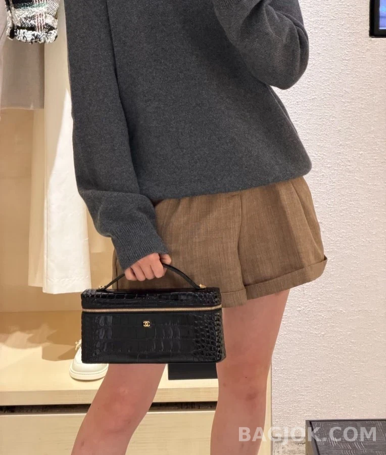 샤넬 샤넬 베니티 탑핸들 위드 체인 스몰 케이스 상세 이미지