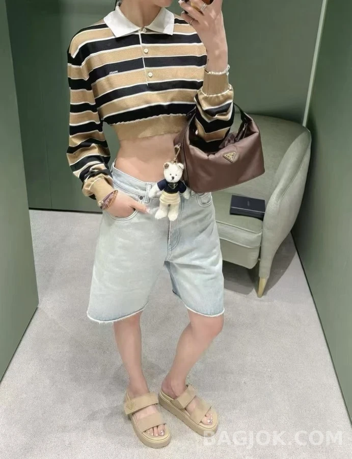 프라다 프라다 리나일론 미니 숄더백 상세 이미지