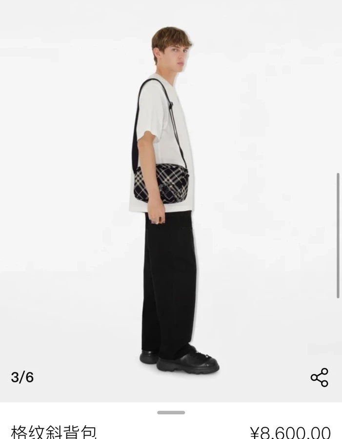 버버리 버버리 빈티지 체크 카메라 크로스백 상세 이미지