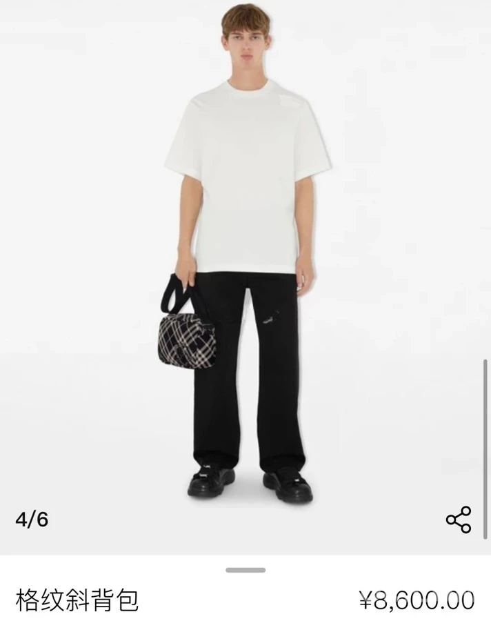 버버리 버버리 빈티지 체크 카메라 크로스백 상세 이미지