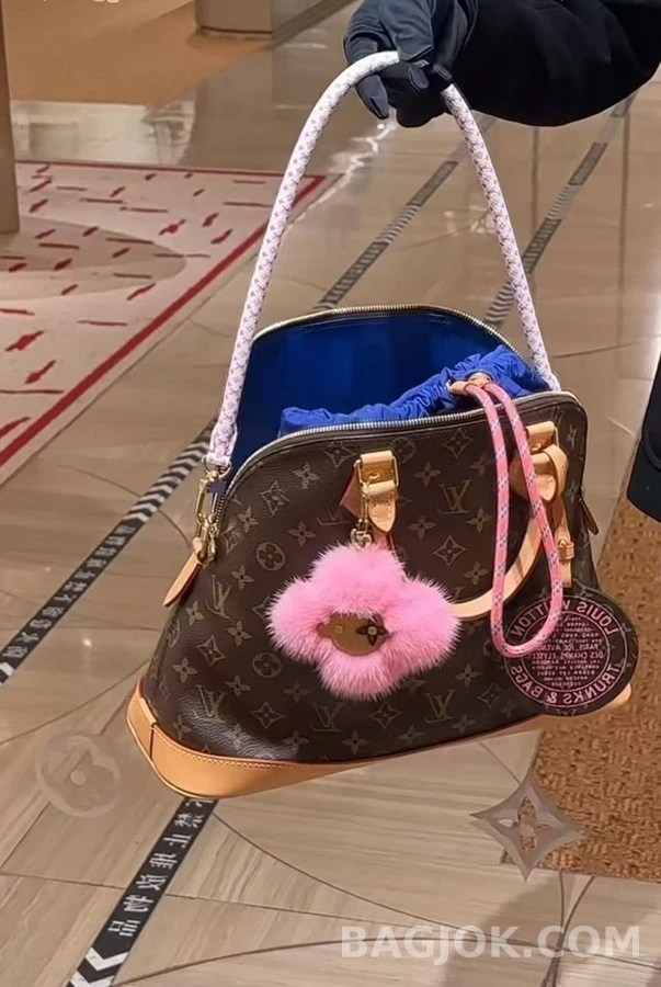 루이비통 루이비통 알마 MM 모노그램 캔버스 핸드백 상세 이미지
