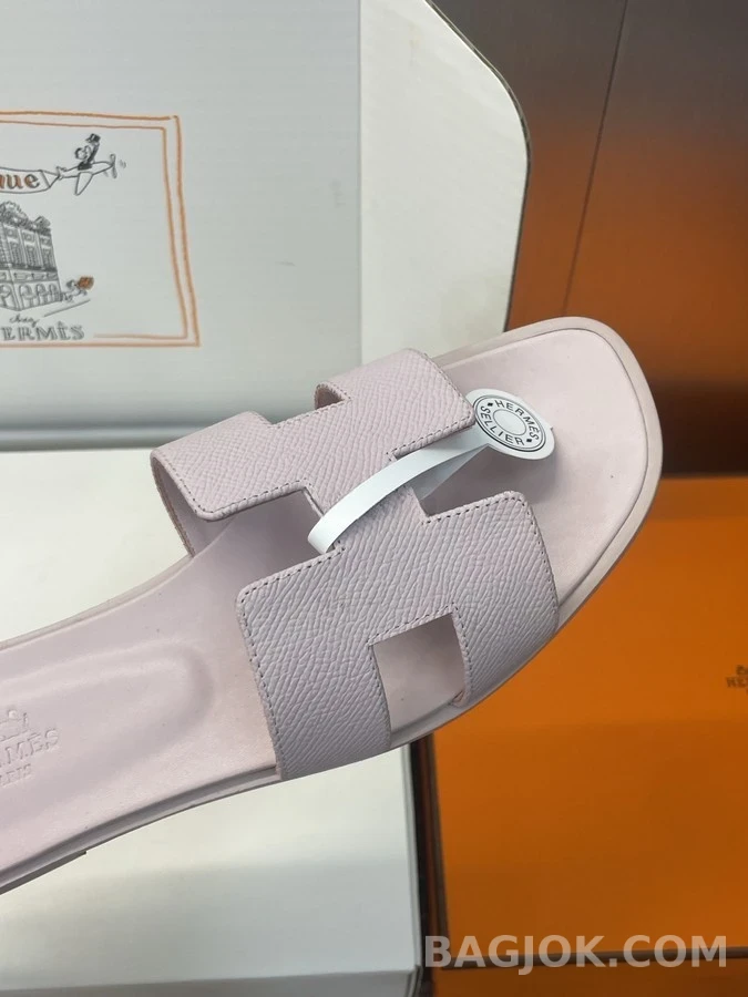 에르메스 에르메스 Oran H 로고 슬리퍼 상세 이미지