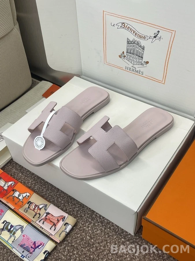에르메스 에르메스 Oran H 로고 슬리퍼 상세 이미지