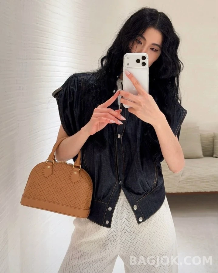 루이비통 루이비통 알마 꾸뛰르 모노그램 앙프렝뜨 핸드백 상세 이미지