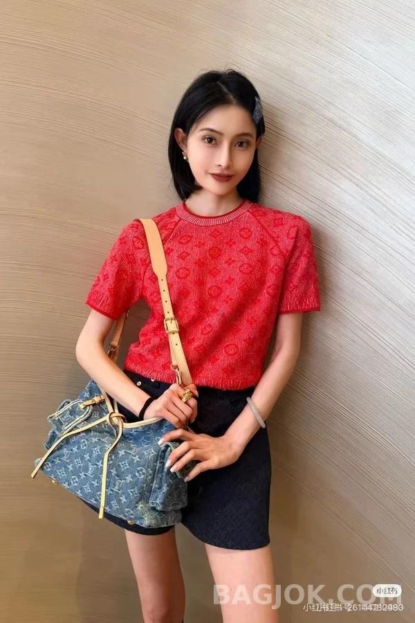 루이비통 루이비통 모노그램 데님 배기 숄더백 상세 이미지