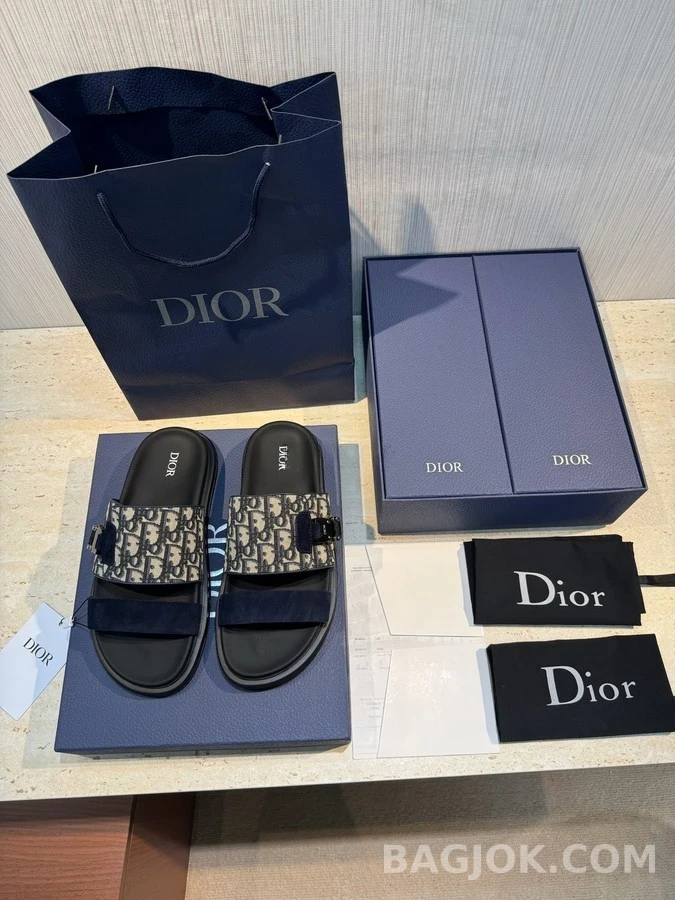 디올 디올 아쿠아 다이아몬드 슬라이드 샌들 상세 이미지