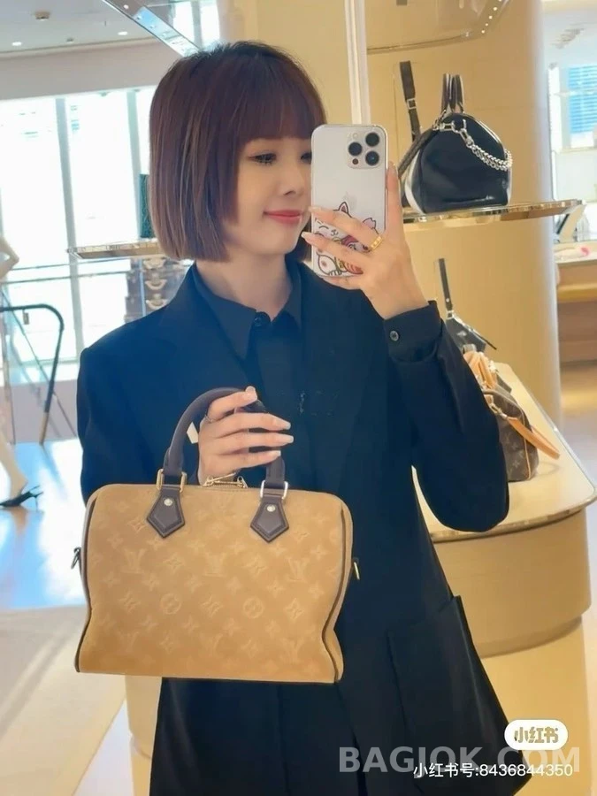 루이비통 루이비통 스피디 반둘리에 펠트 25 모노그램 핸드백 상세 이미지