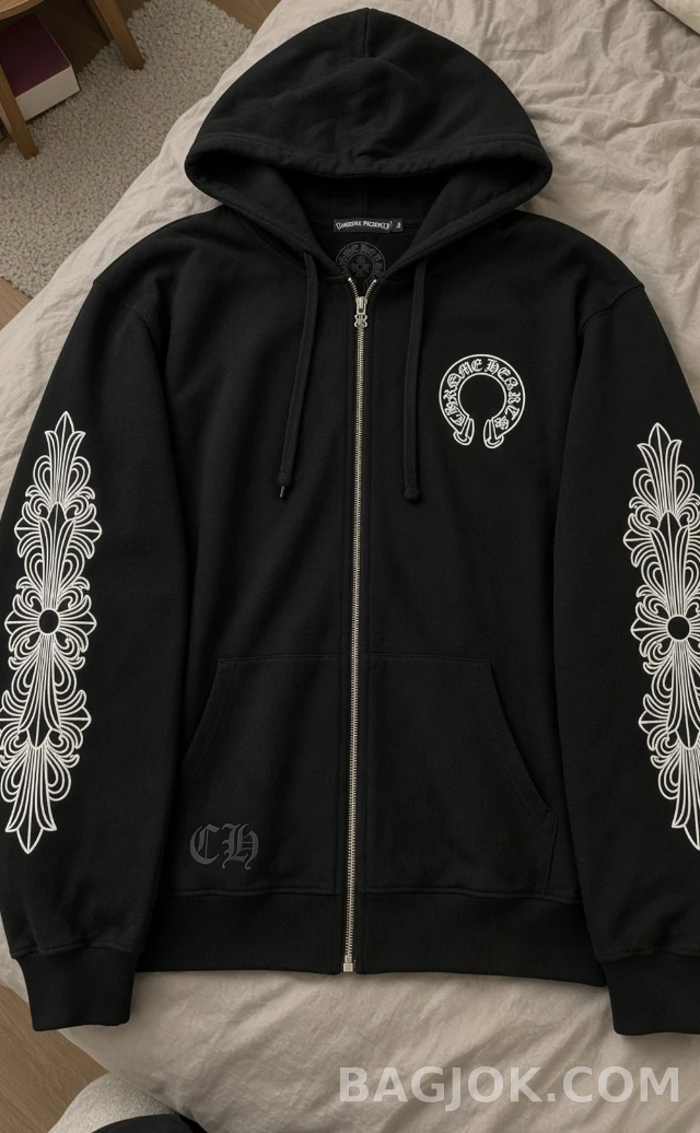 CHROME HEARTS 서클 로고 집업 후드 5점 리뷰 - 묭*